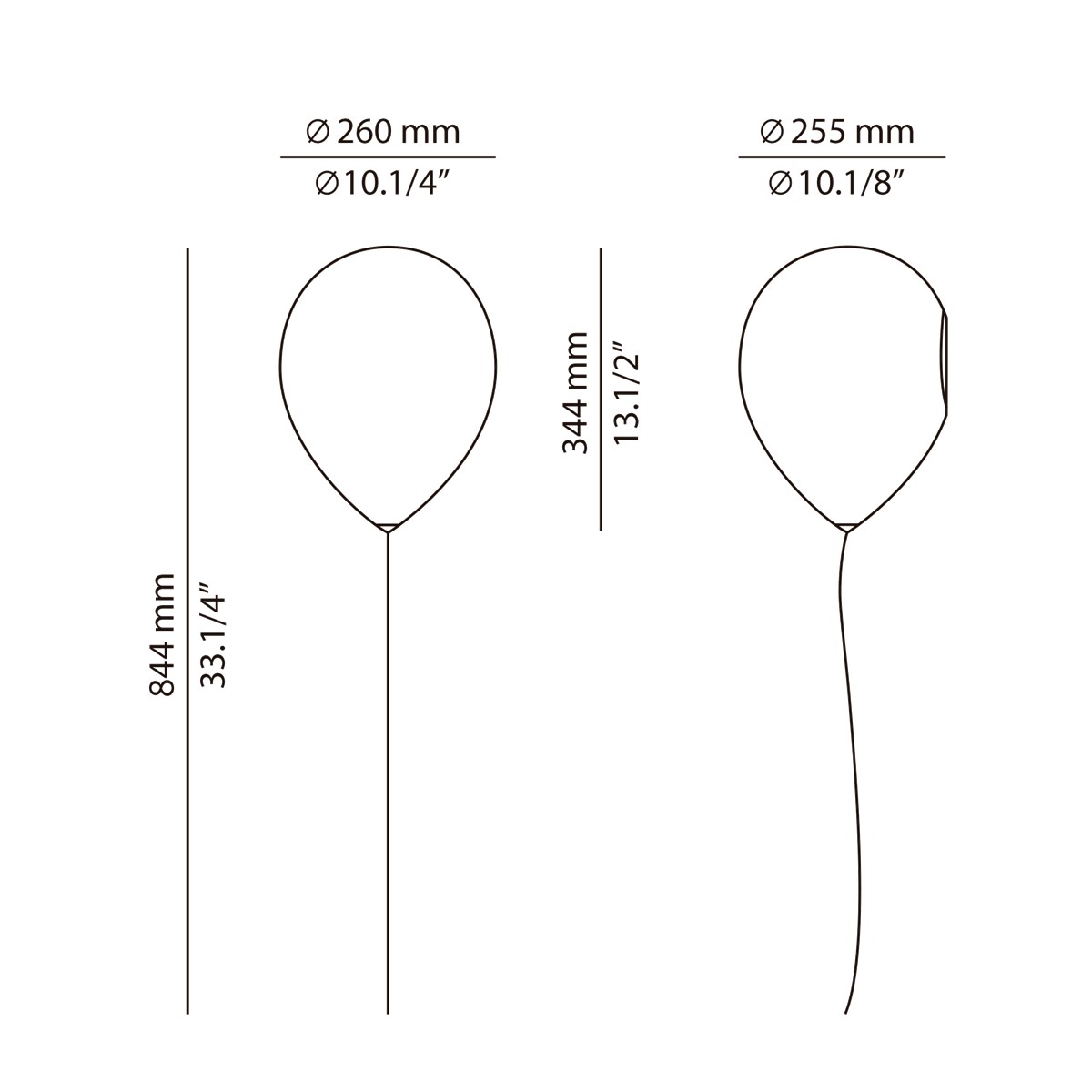 Technical Wall lamp Balloon A-3050