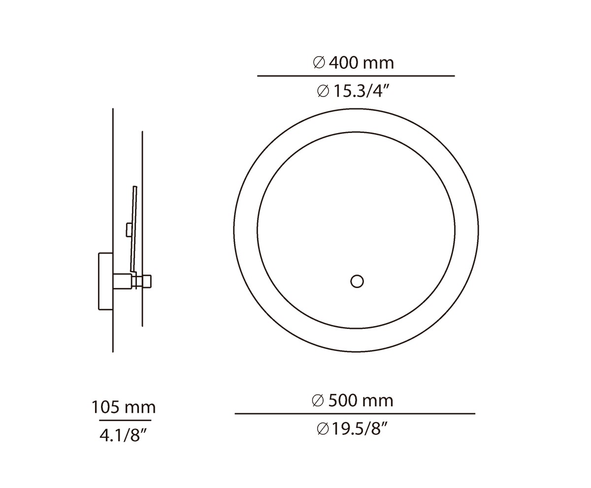 Technical Wall lamp Eclipsi A-3700 / A-37001
