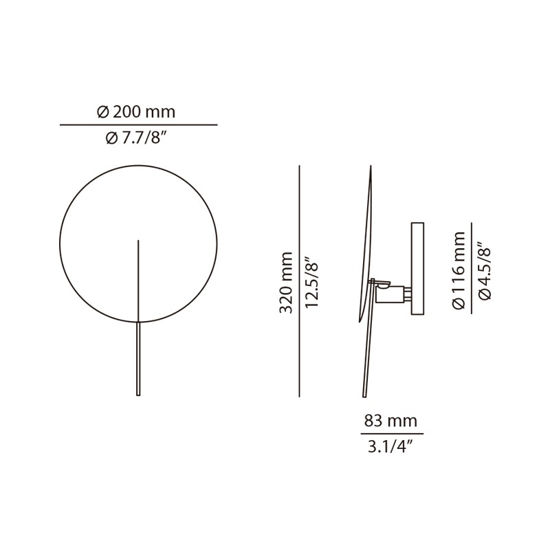 Technical Wall lamp Obs A-3220L