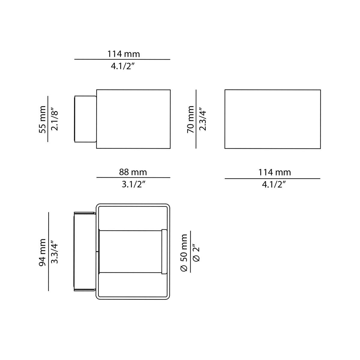 Technical Wall light Frame A-4050 / A-4053X