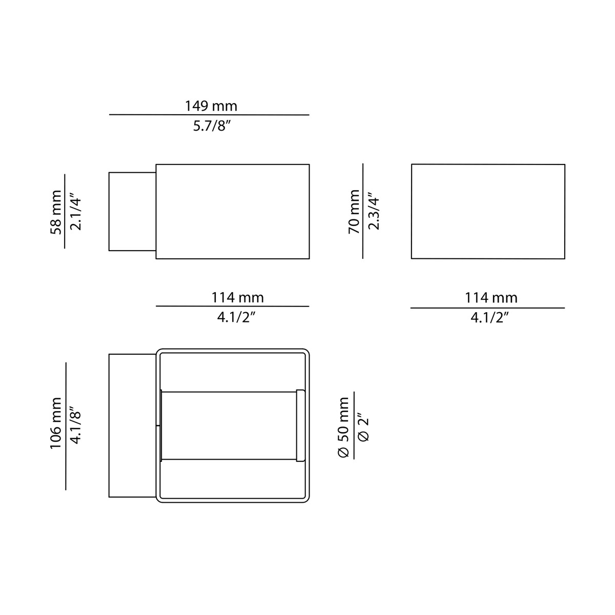 Technical Wall light Frame A-4050 / A-4053X