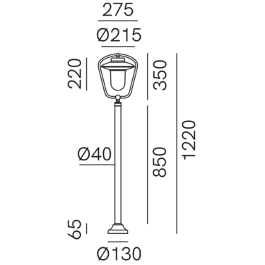 Dimensions Calmaggiore 301.B3.ORT
