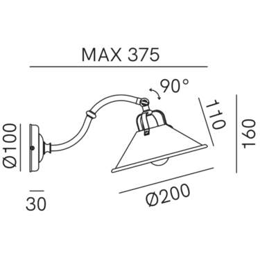 Dimensions Cascina 204.04.OO