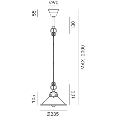 Dimensions Cascina 204.07.OO