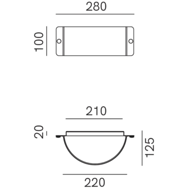 Dimensions Decori 252.01.RF 252.01.RR
