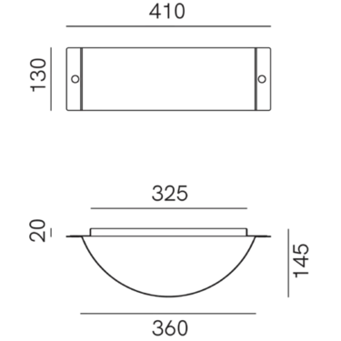 Dimensions Decori 252.02.RF 252.02.RR