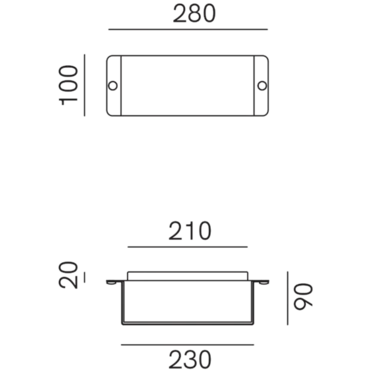 Dimensions Decori 252.03.RF 252.03.RR