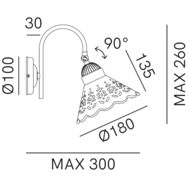 Dimensions Fior Di Pizzo 065.19.OC