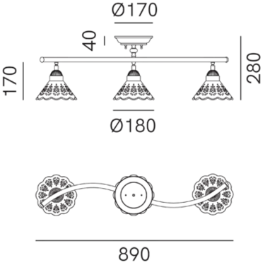 Dimensions Fior Di Pizzo 065.21.OC