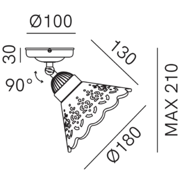 Dimensions Fior Di Pizzo 065.23.OC