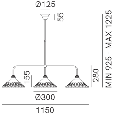 Dimensions Fior Di Pizzo 065.25.OC