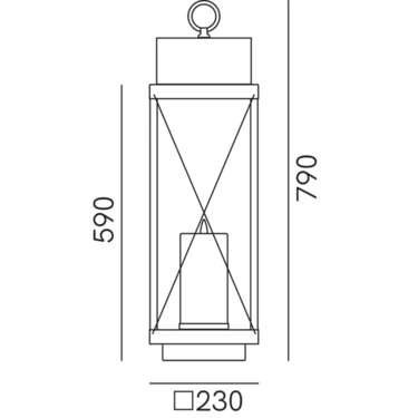 Dimensions Lanterne 265.12.OO