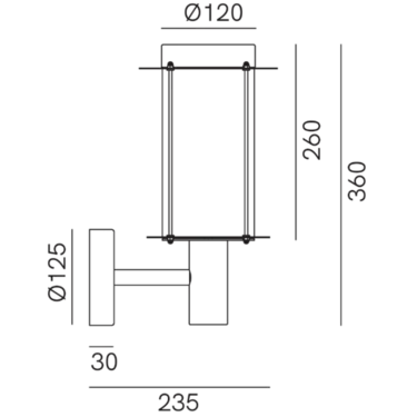 Dimensions Loggia 264.01.OOB