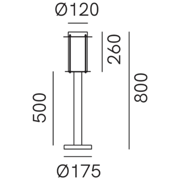 Dimensions Loggia 264.10.OOB