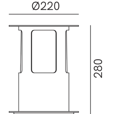 Dimensions Porto 258.01.FF