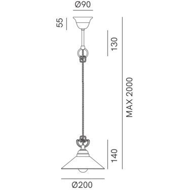 Dimensions Tabià 212.07.OV