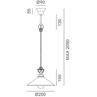 Dimensions Tabià 212.08.OV