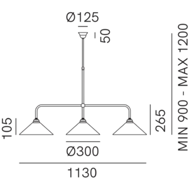Dimensions Tabià 212.25.OV