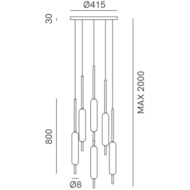 Dimensions Typha 285.03.ON