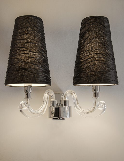 Various shades, for example using crushed fabric.