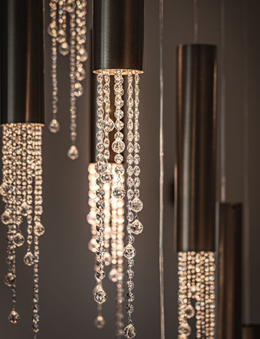 Finest crystals and various finishes