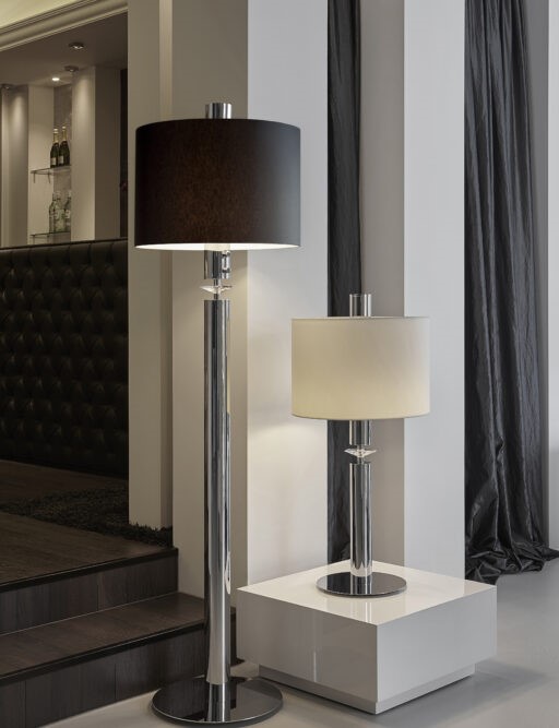 Various finishes and shade colours.