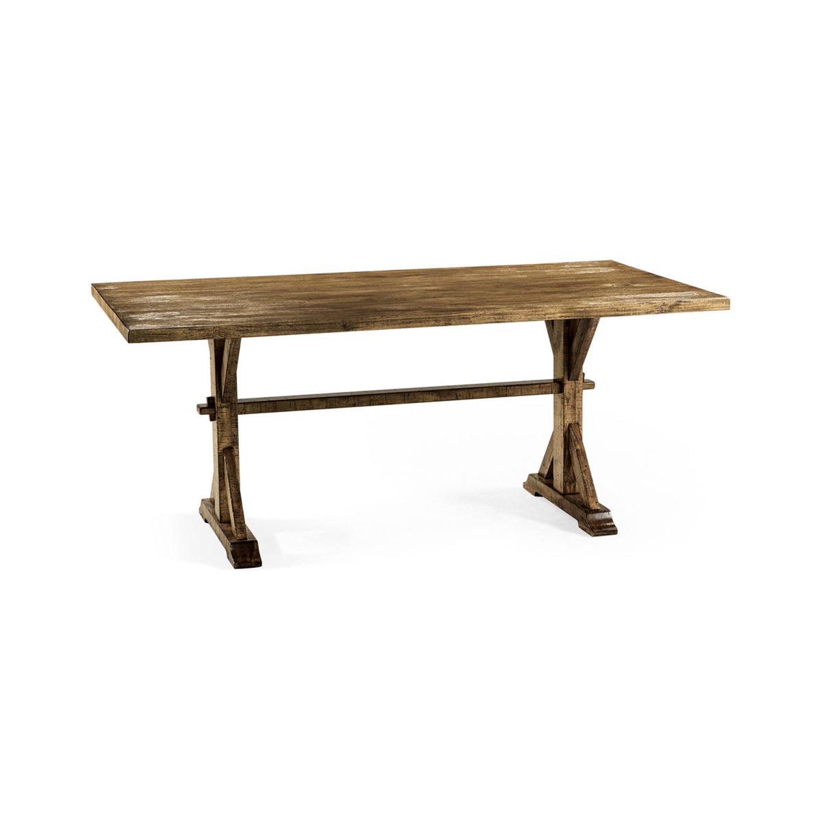 Casual Accents Medium Driftwood Dining Table 72
