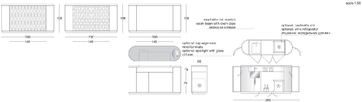 Technical Instruction Cabinets & bookcase Alexander