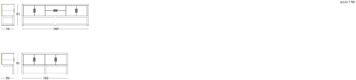 Technical Instruction Cabinets & bookcase Armand