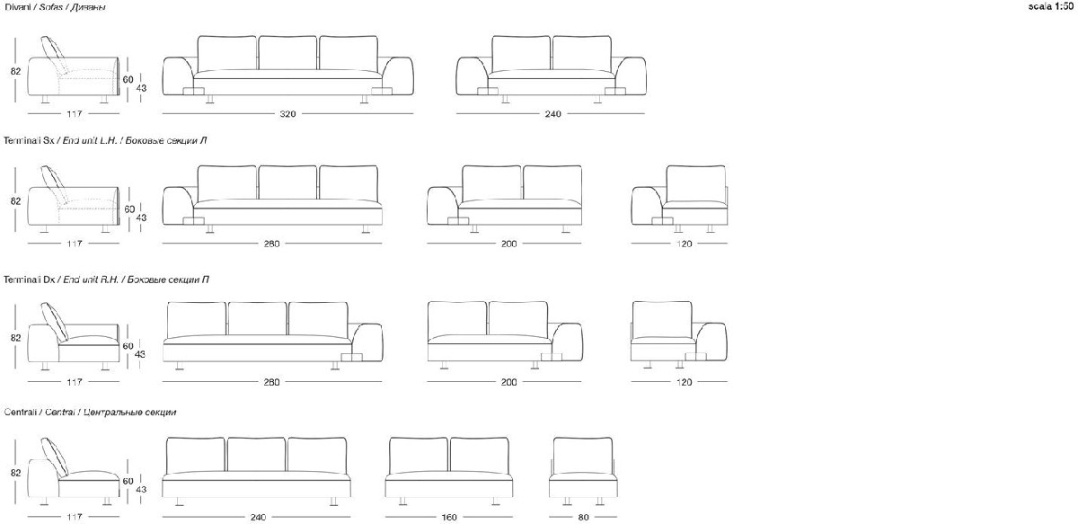 Technical Instruction Sofa Arnold