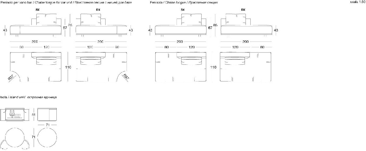 Technical Instruction Sofa Atar