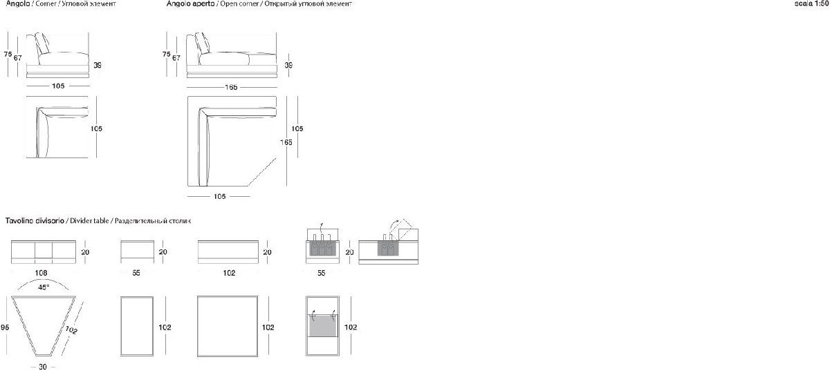 Technical Instruction Sofa Cohen