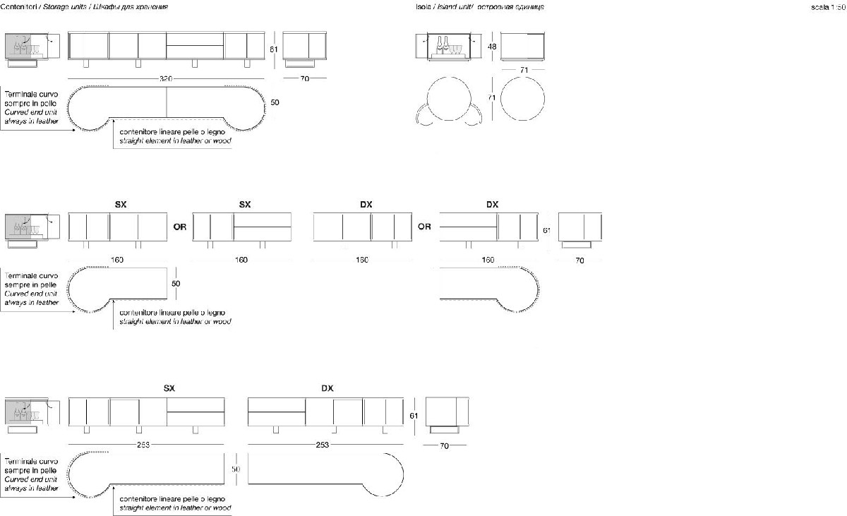 Technical Instruction Cabinets & bookcase Courbet