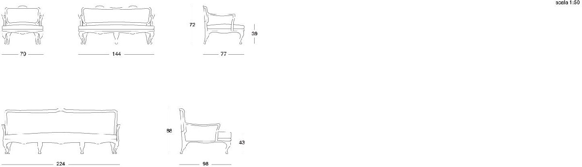 Technical Instruction Armchair Dalia