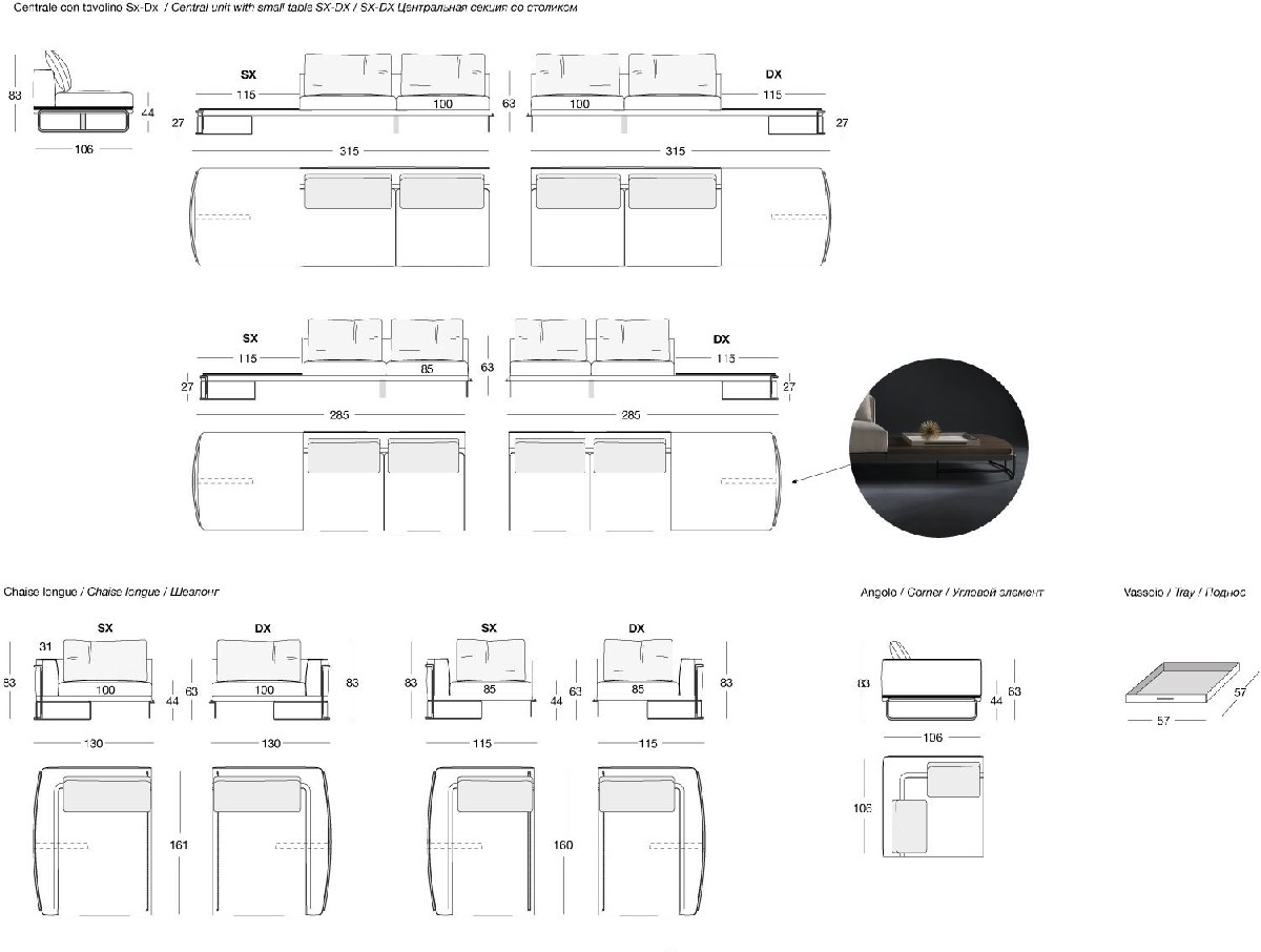 Technical Instruction Sofa Edgar