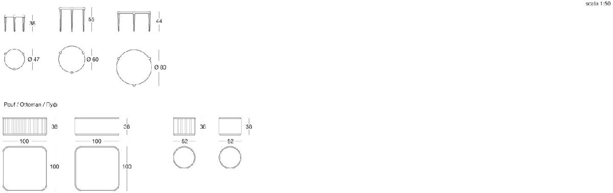 Technical Instruction Small table Felix