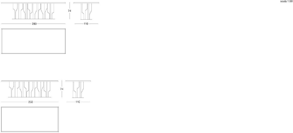 Technical Instruction Table Ginza table