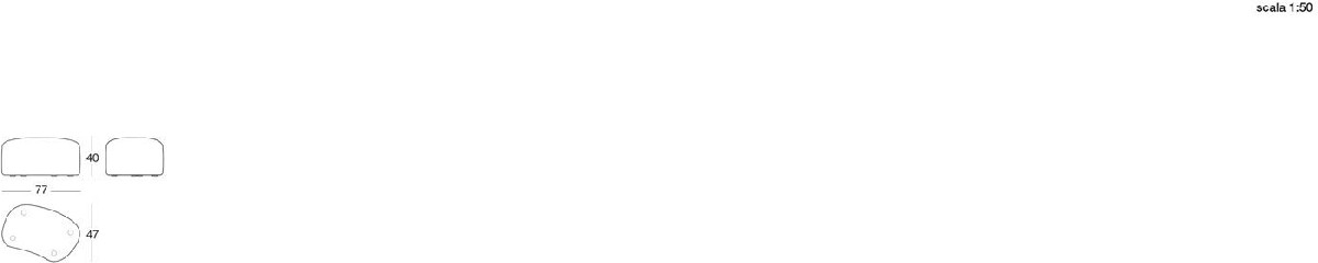 Technical Instruction Bench & pouf Gregg Pouf