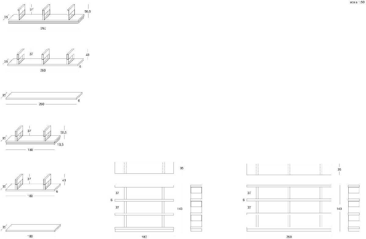 Technical Instruction Cabinets & bookcase Harvard evo