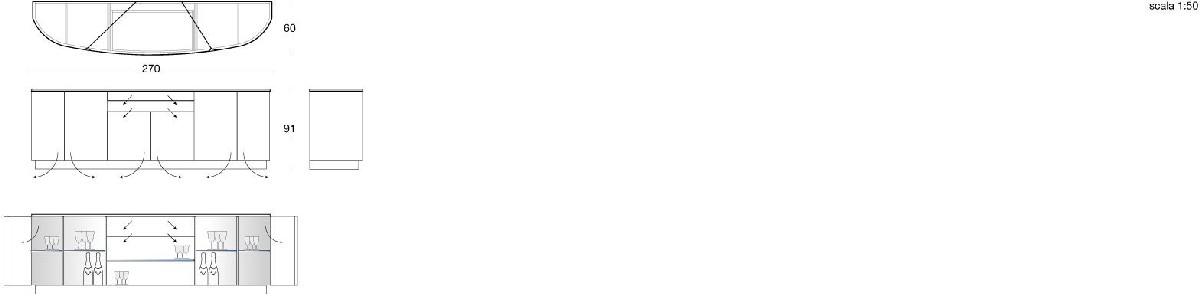 Technical Instruction Cabinets & bookcase Keope cabinet