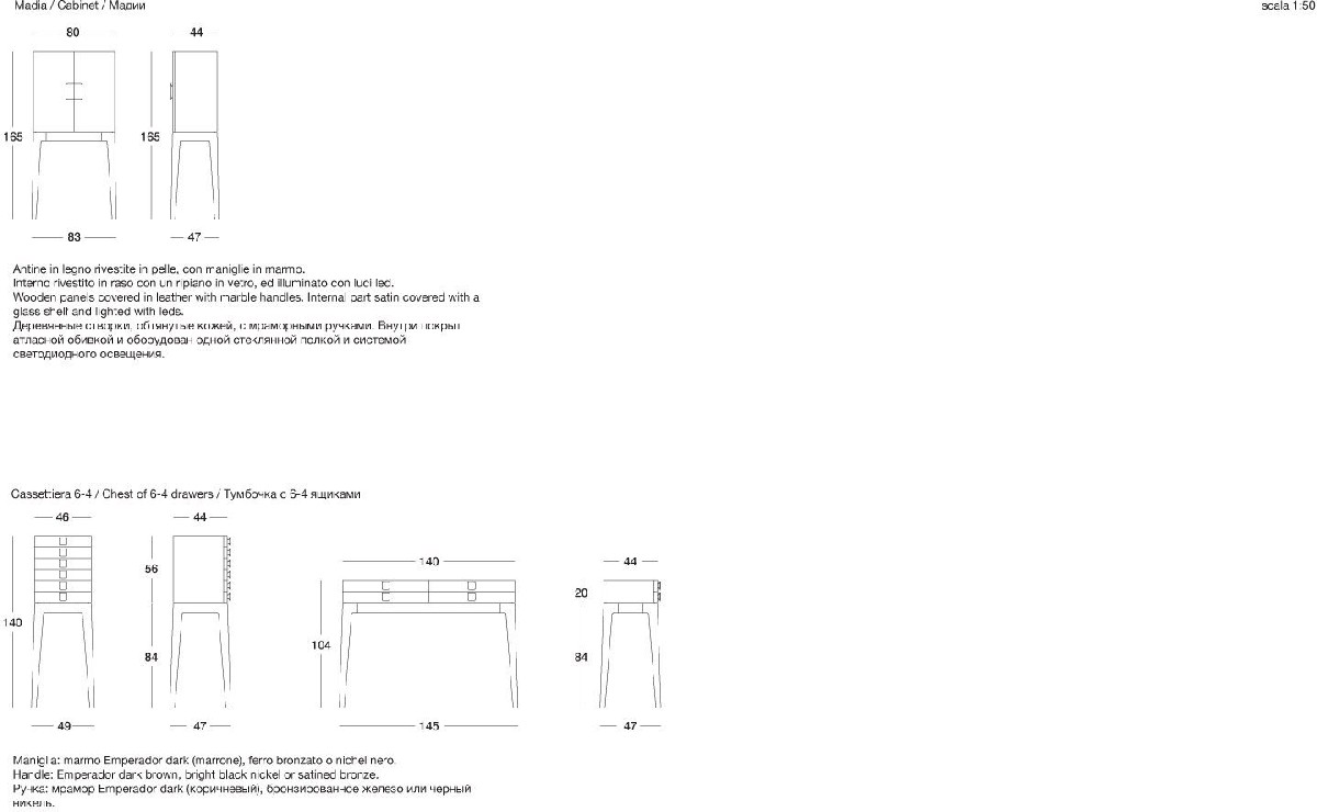 Technical Instruction Cabinets & bookcase Lady