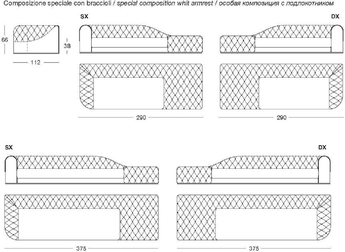 Technical Instruction Sofa Milton