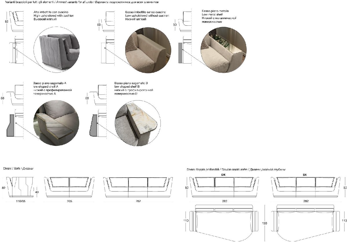 Technical Instruction Sofa Nobu