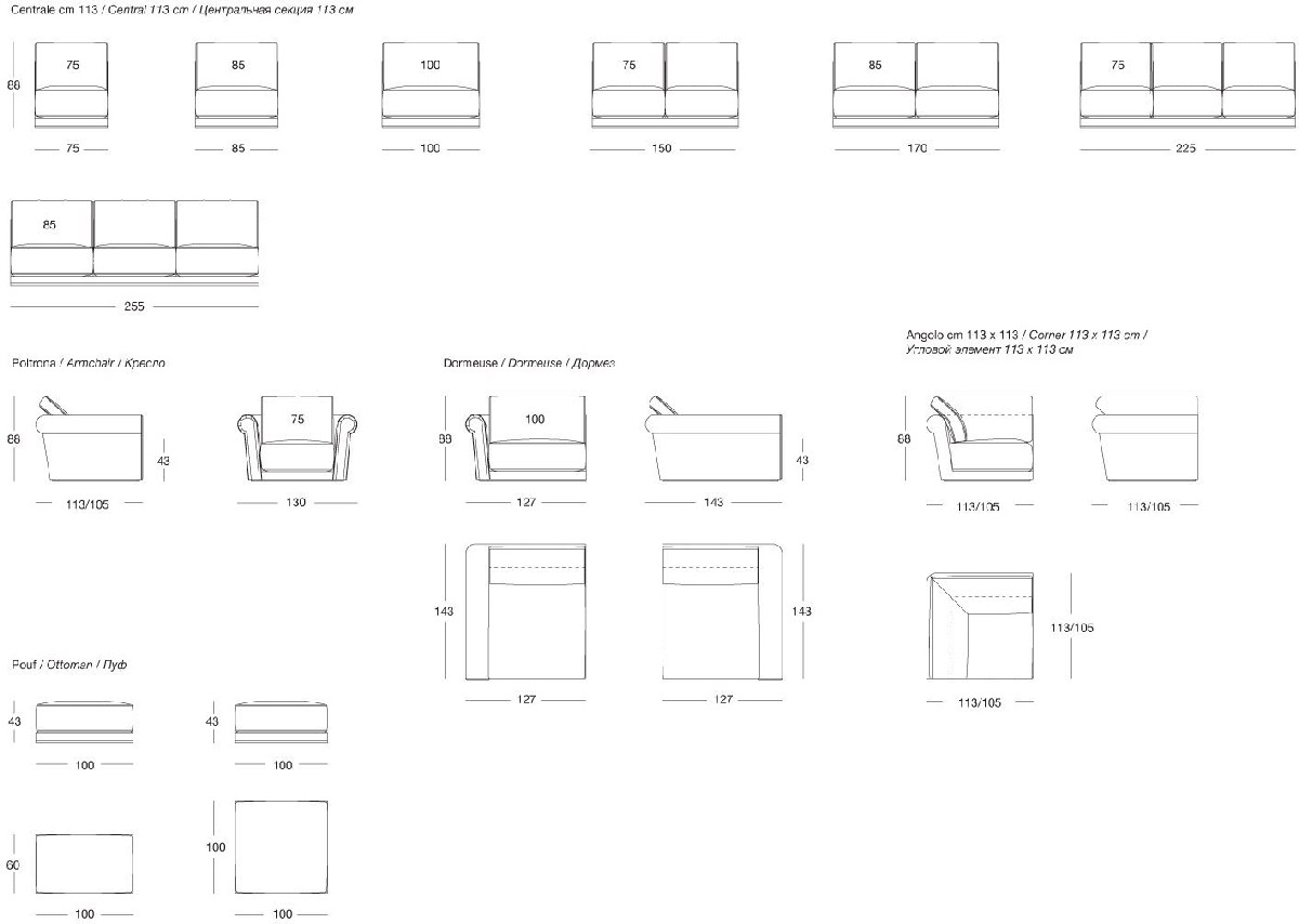 Technical Instruction Sofa Paul