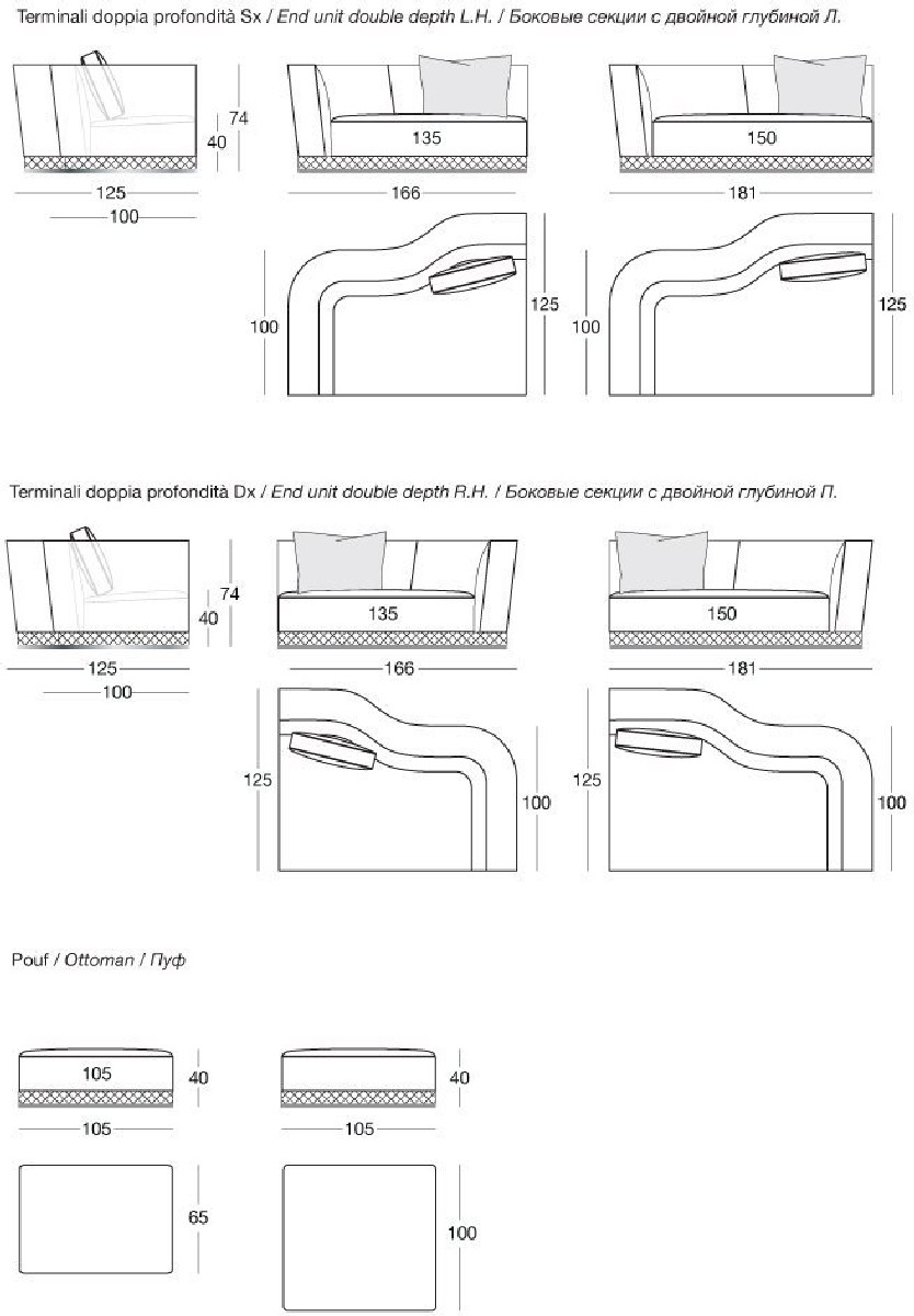 Technical Instruction Sofa Welles