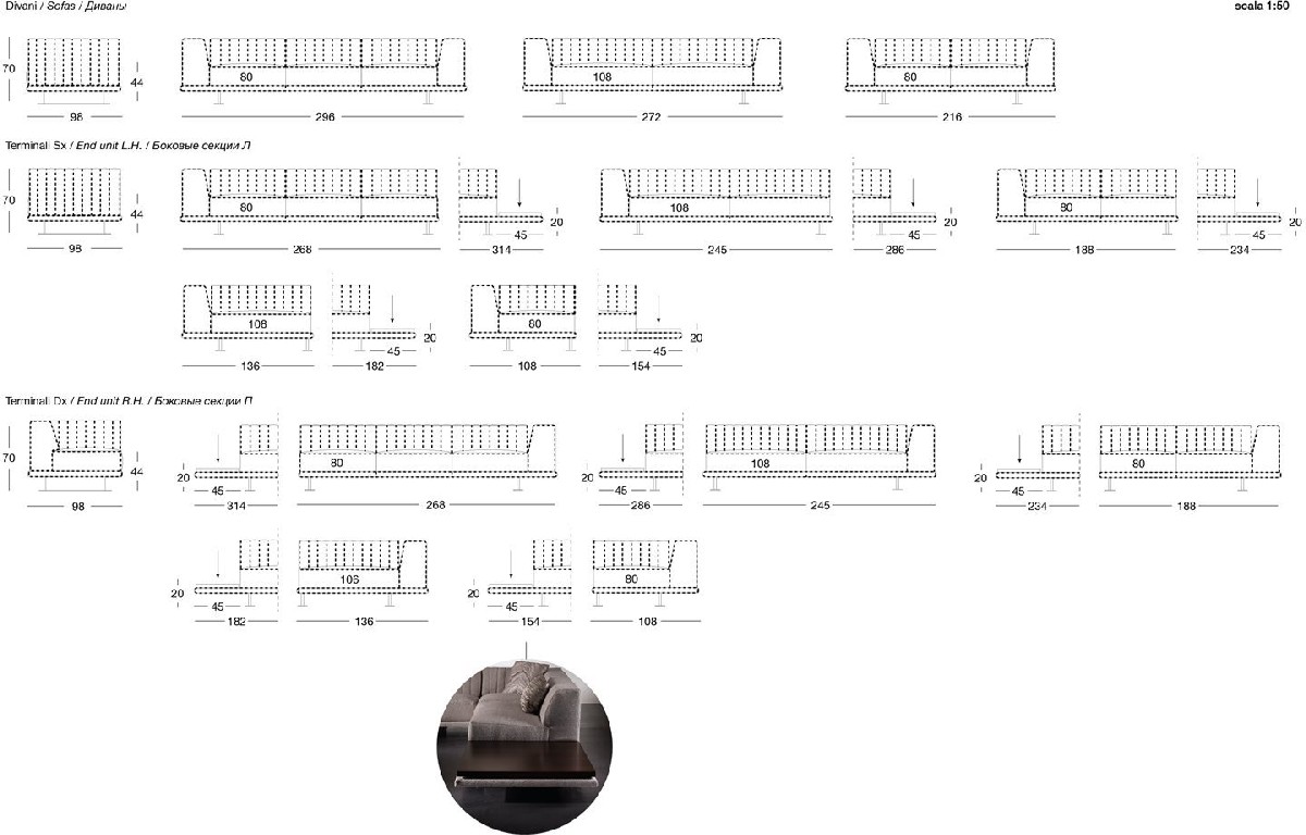 Technical Instruction Sofa Young