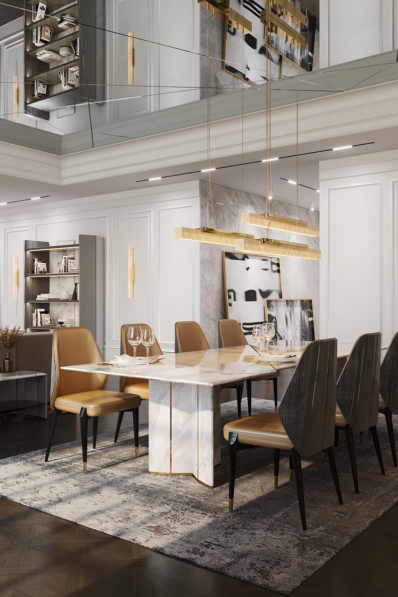 Algerone Rectangular Dining Table