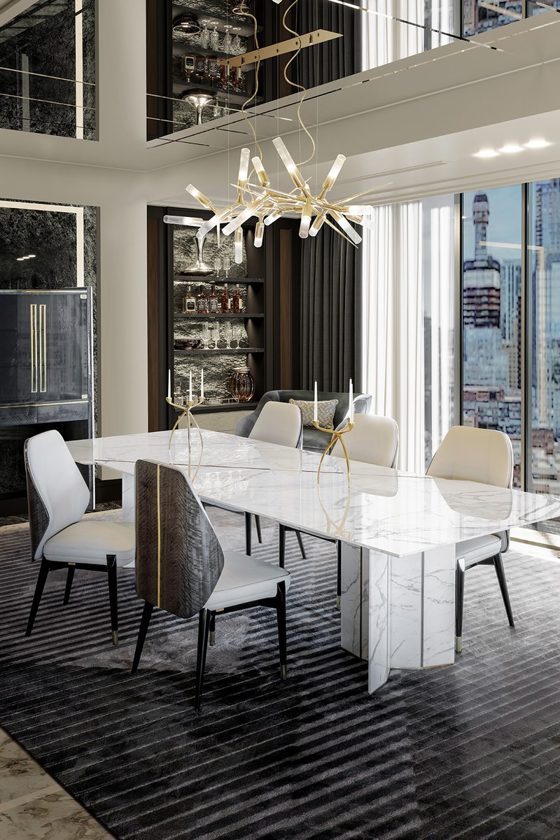 Algerone Rectangular Dining Table