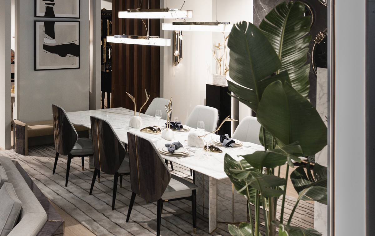 Algerone Rectangular Dining Table