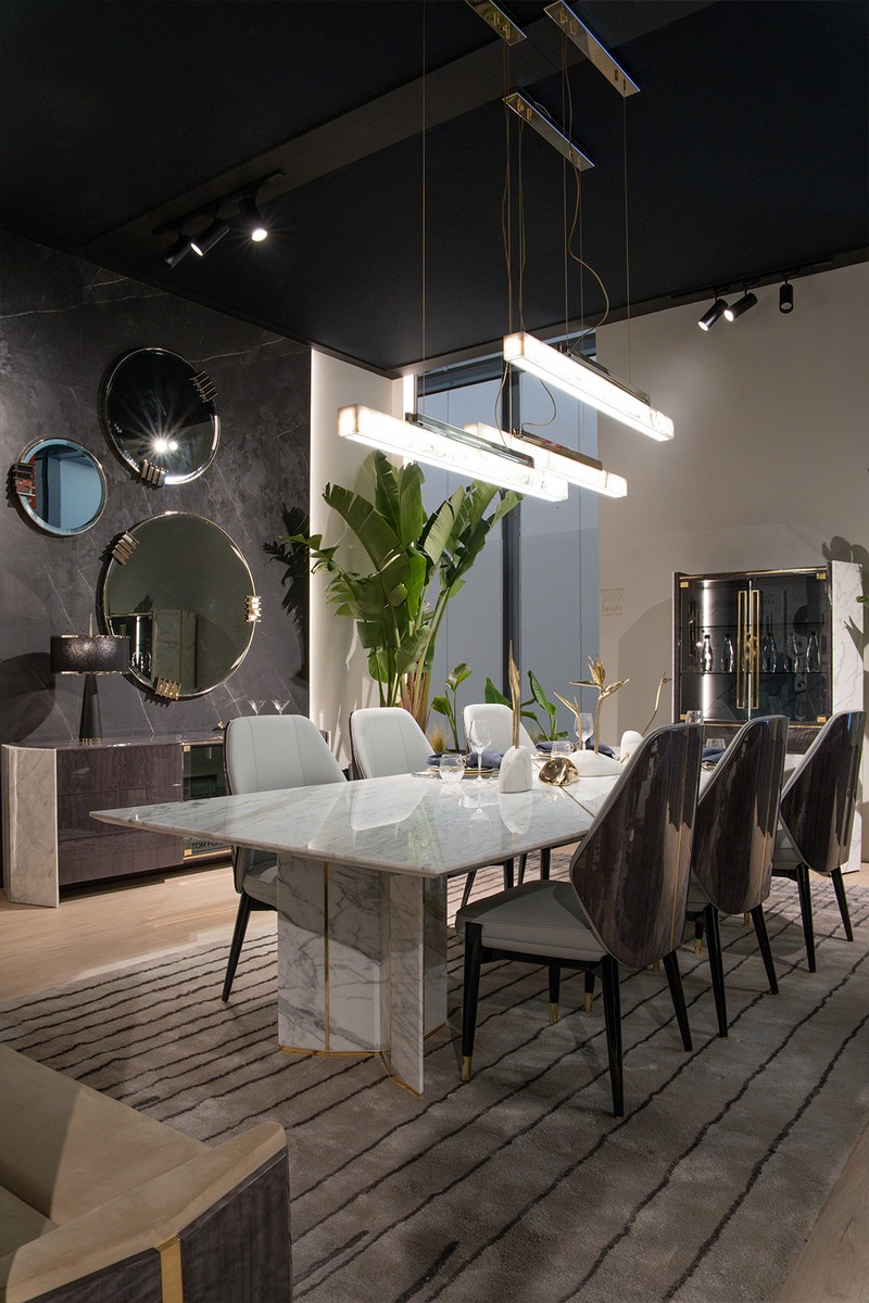 Algerone Rectangular Dining Table